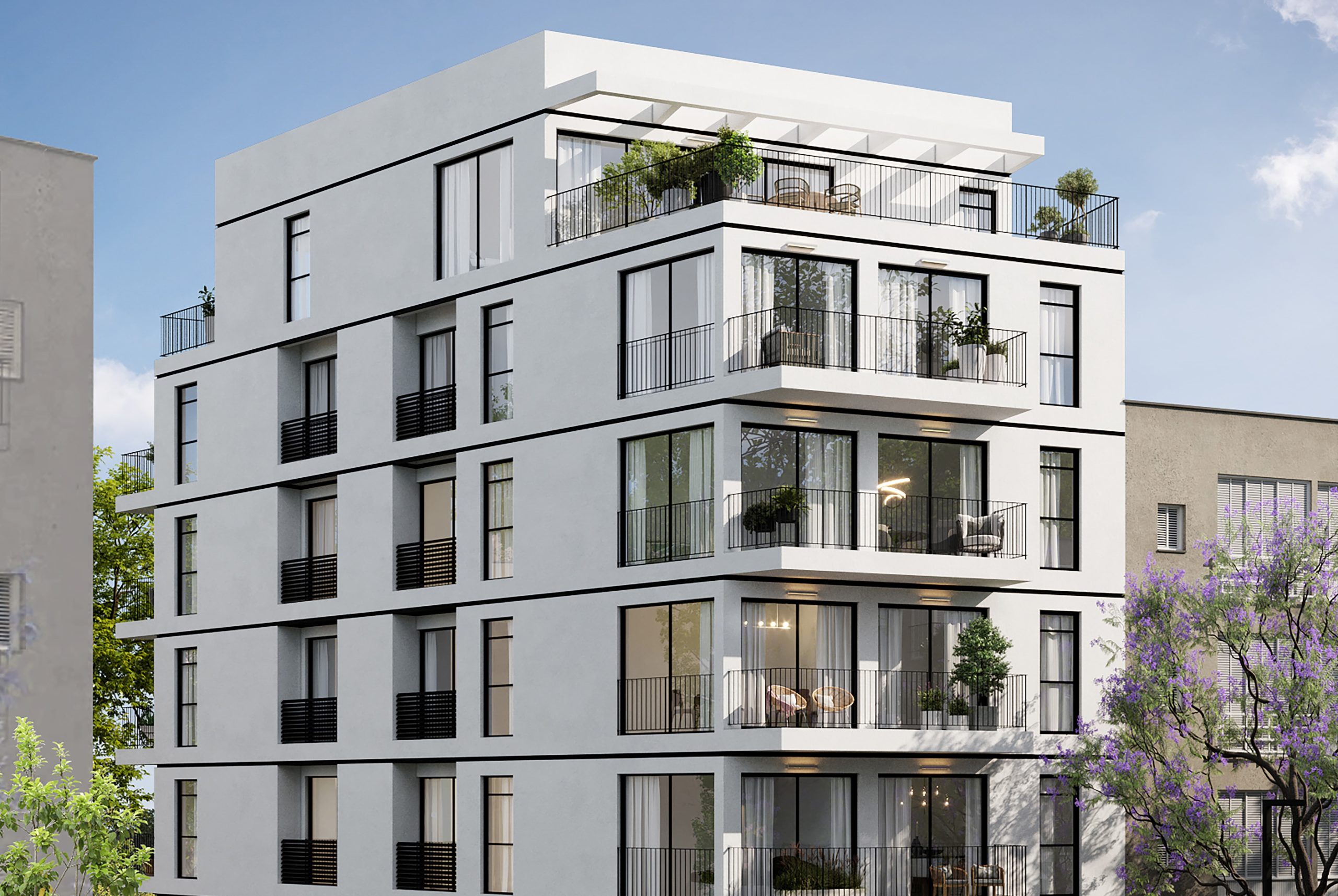 הדמייה של הבניין בחברון 6